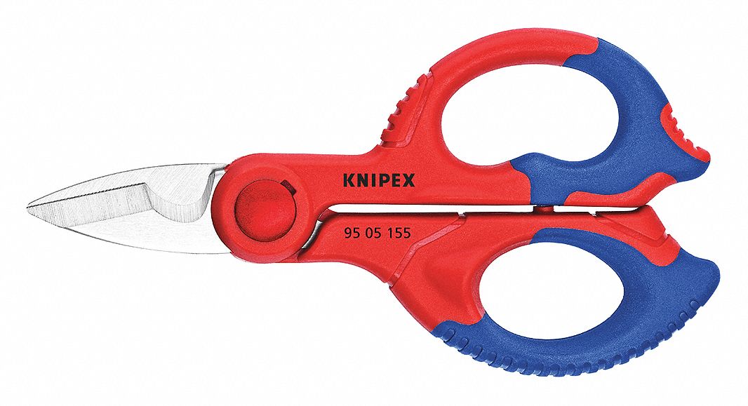 Electrician Shears, 6-1/4", Stainless Stl