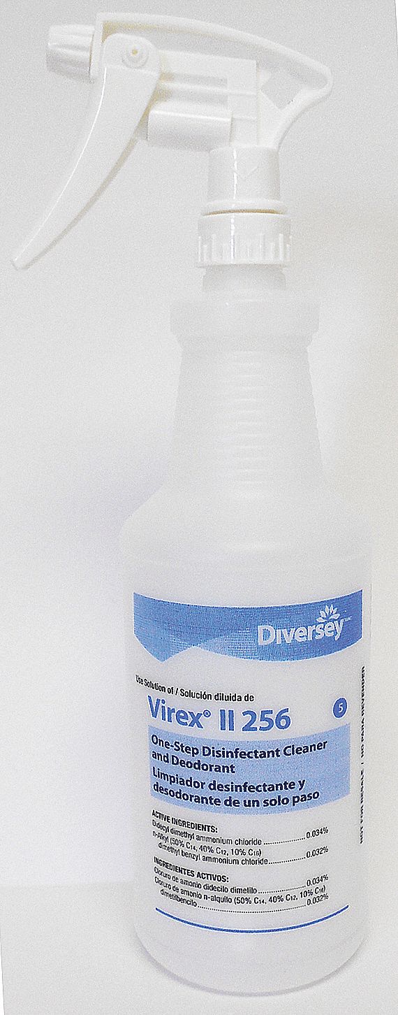 DIVERSEY, 32 oz Container Capacity, Mist/Stream, Trigger Spray Bottle