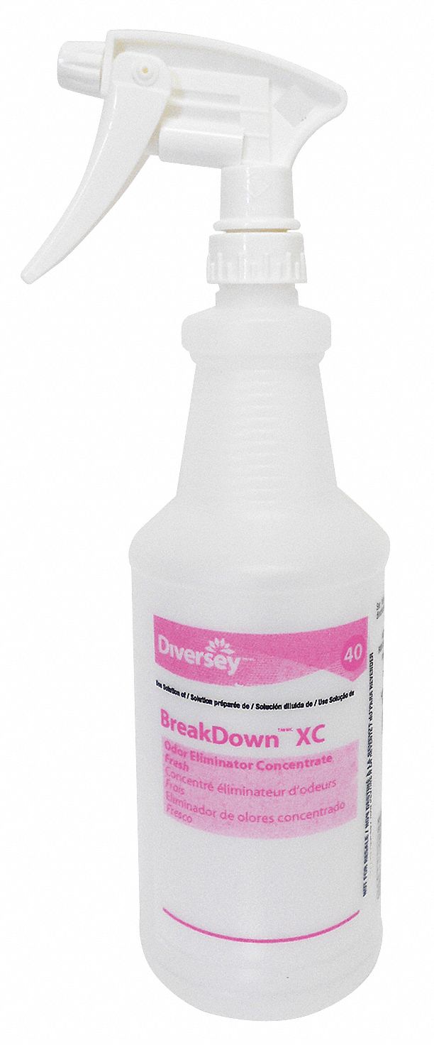 DIVERSEY, 32 oz Container Capacity, Mist/Stream, Trigger Spray Bottle
