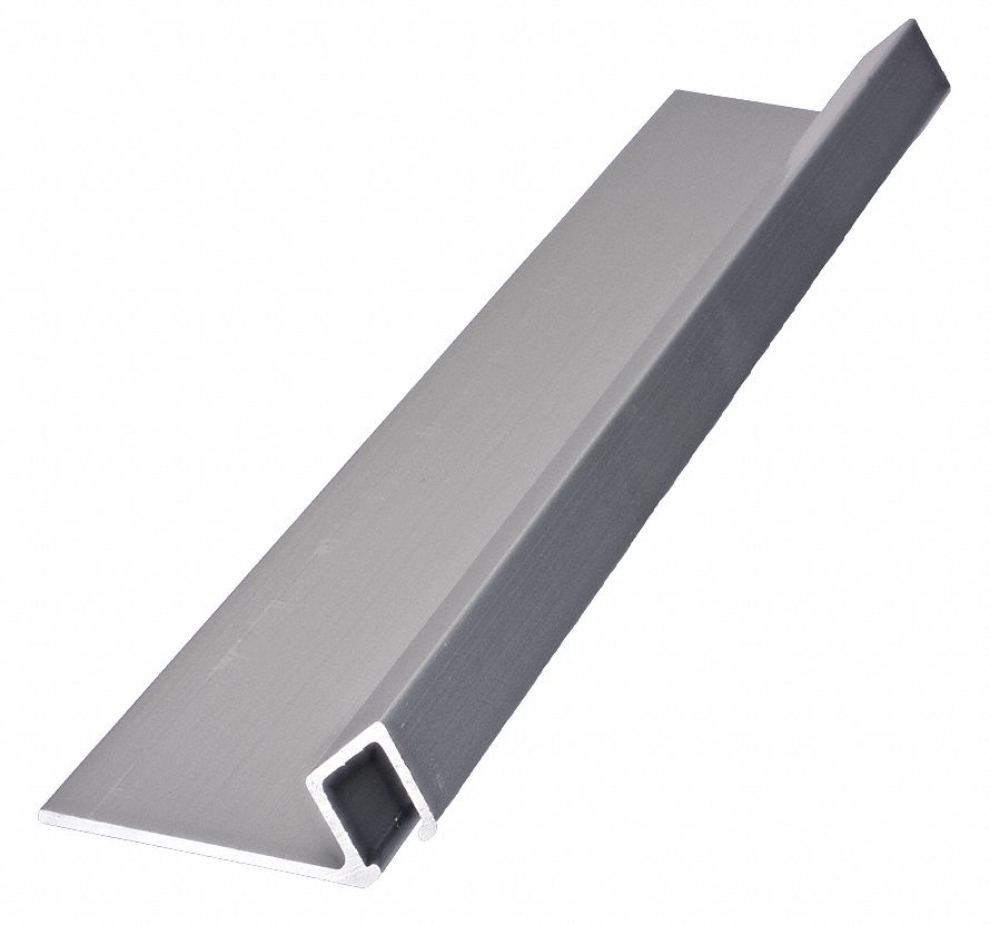 Strip Brush Holder: 12 in Brush Lg, Aluminum, 3/16 in Backing Ht, 3/16 in Backing Wd, 10 PK