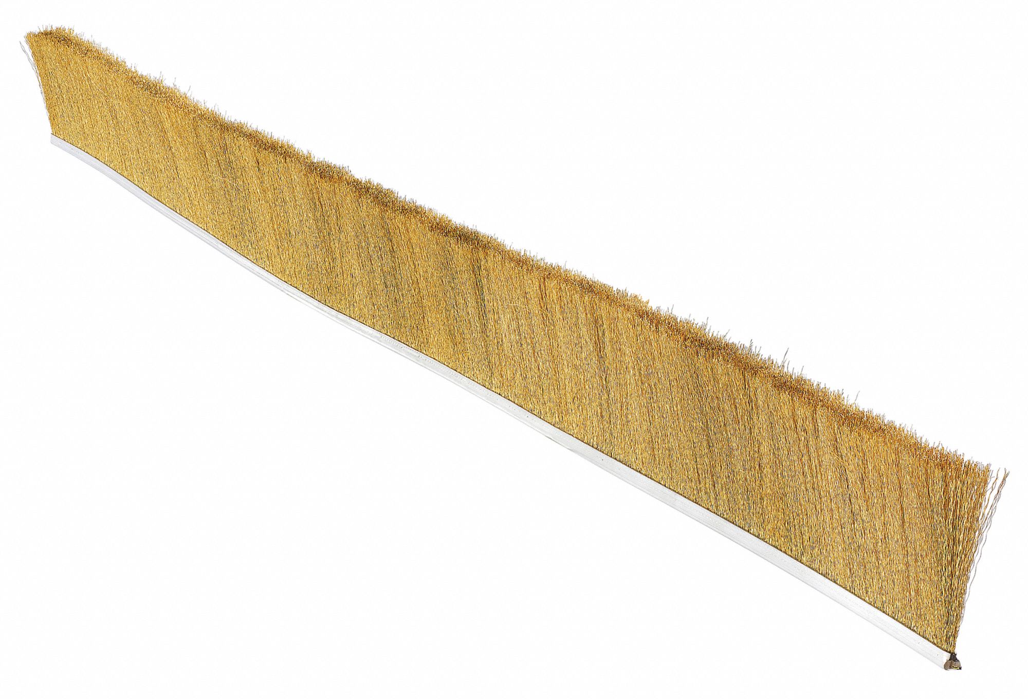 TANIS Brass Strip Brush, 72 in Brush Length, 3/16 in Backing Height