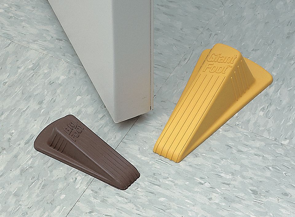 DOOR STOP,YELLOW,2X3 1/5X6 3/4