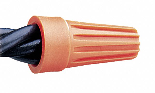 WIRE CONNECTOR,WIRETWIST,ORANGE,PK