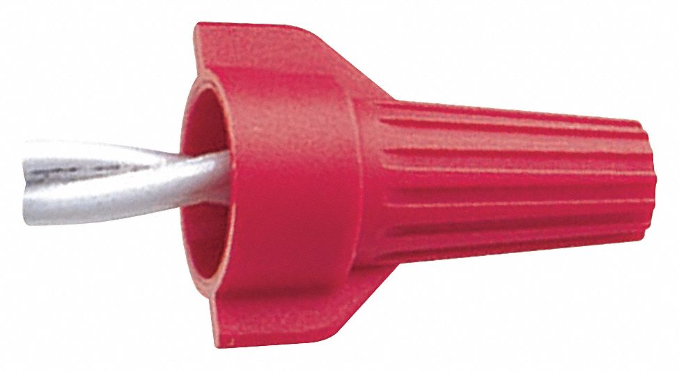 WIRE CONNECTOR,WINGTWIST,RED,PK 100