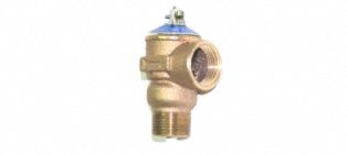 Temperature and Pressure Relief Valve: Section IV ASME Section, MNPT x FNPT, Bronze