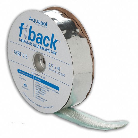 AQUASOL, 2 1/2 in Wd, 41 ft Lg, Fiberglass Backing Tape - 18C602