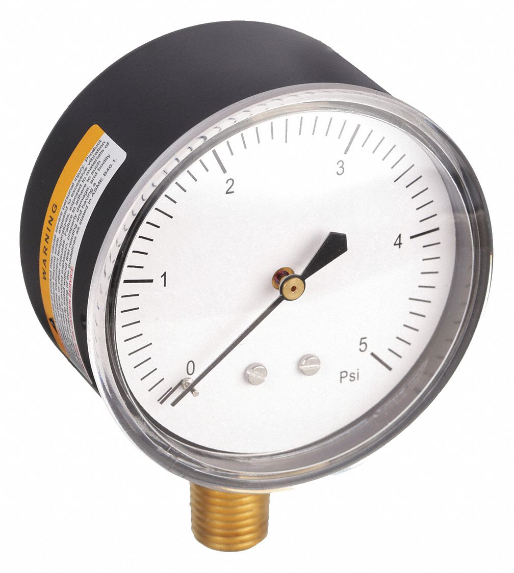 Low range shop pressure gauge