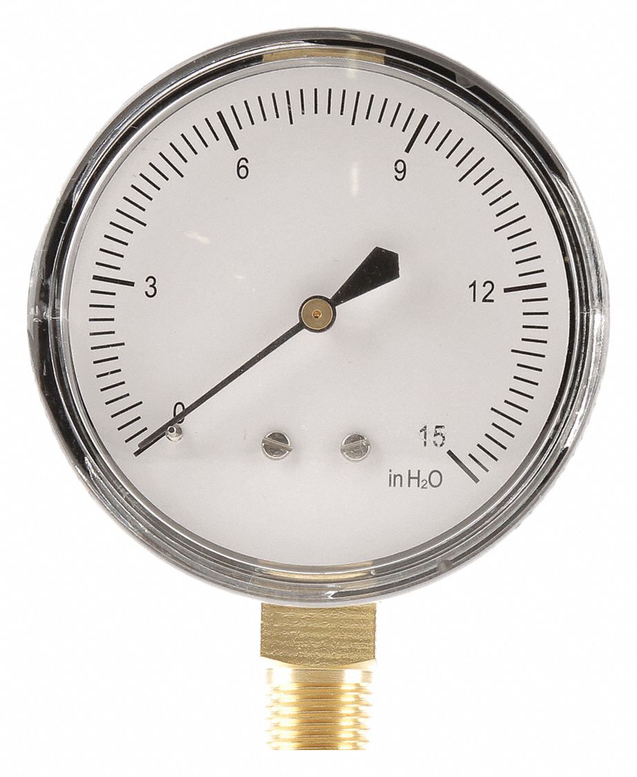 pressure gauge low