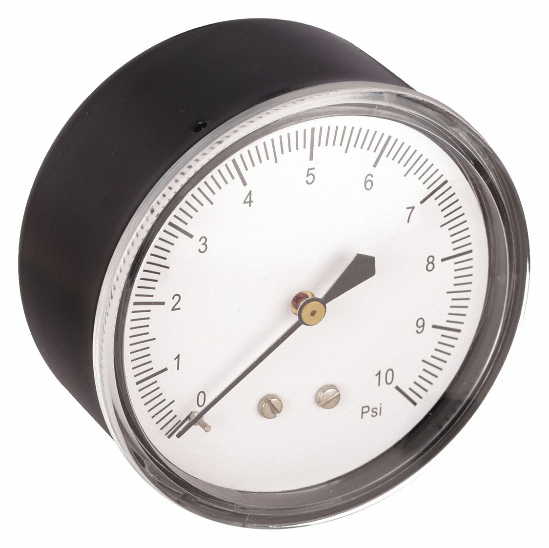 PRESSURE GAUGE,2 1/2 IN,0 TO 10 PSI