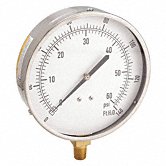 Zoro Select 18C811 Pressure Gauge,Altitude,4-1/2 In 