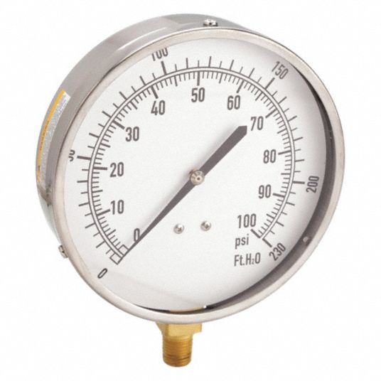 Altitude 0 to 230 ft wc Altitude Pressure Gauge 18C811 18C811