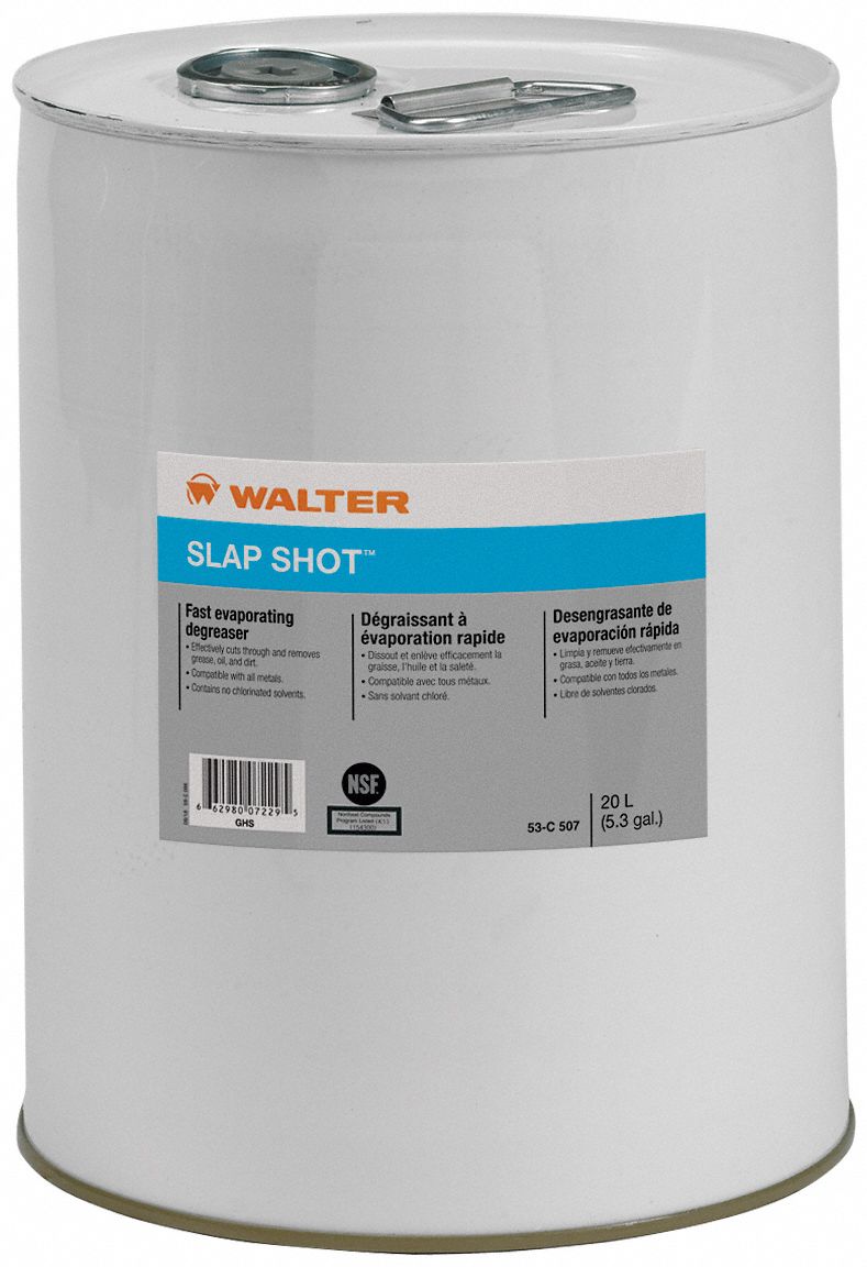 Cleaner/Degreaser: Solvent Based, Drum, 5.2 gal Container Size, Ready to Use, K1