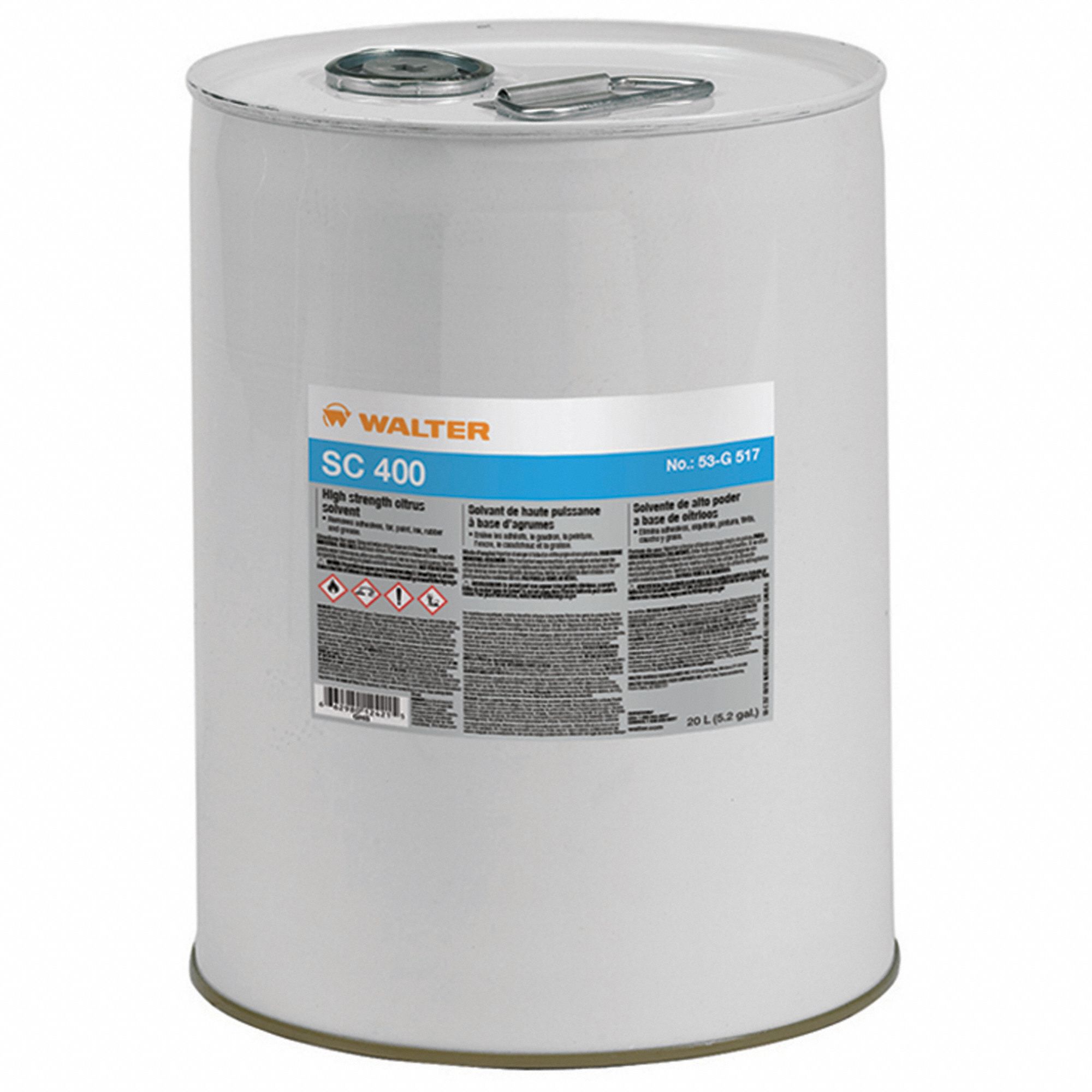 Parts Washer Cleaner: Solvent, For Metals Material Group, Metals, 113°F Flash Point, SC 400