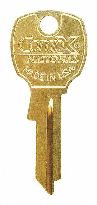 KEY BLANK,FOR 4DED5,BRIGHT BRASS