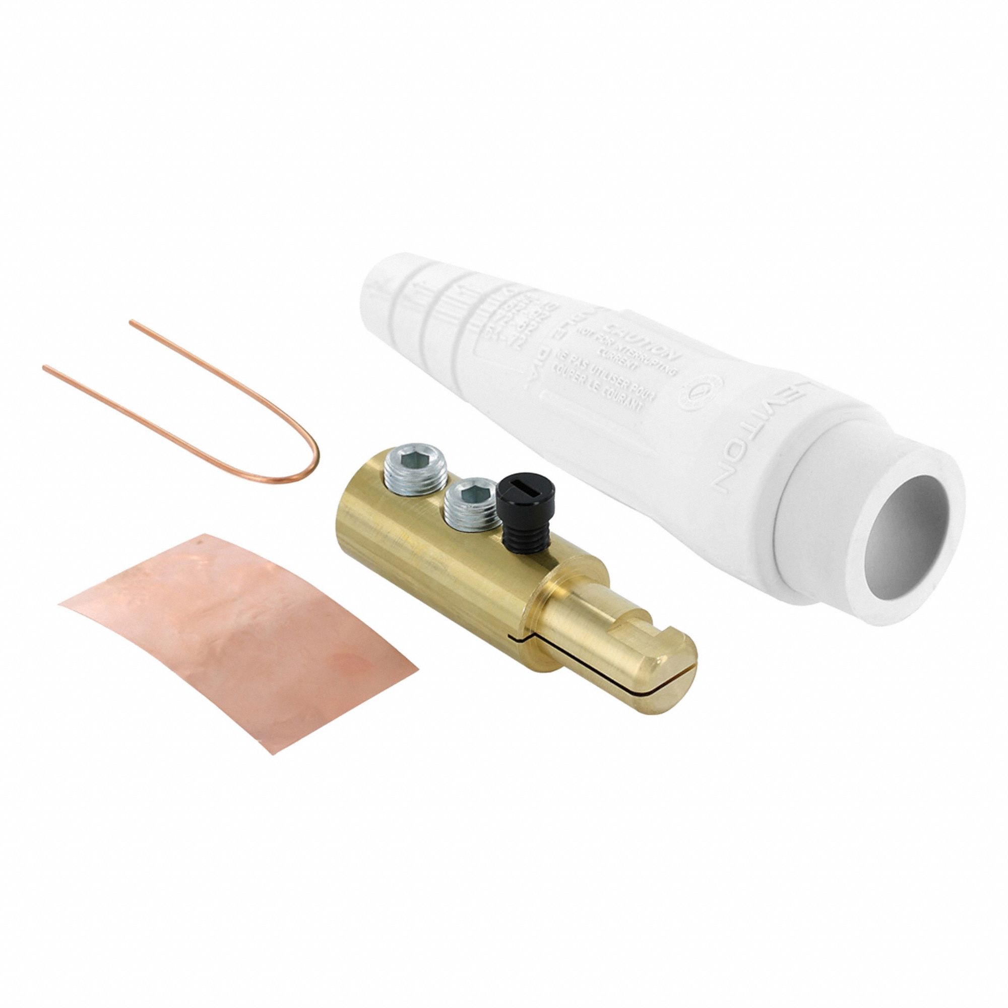 Male Plug: Male Plug, 400 A, White