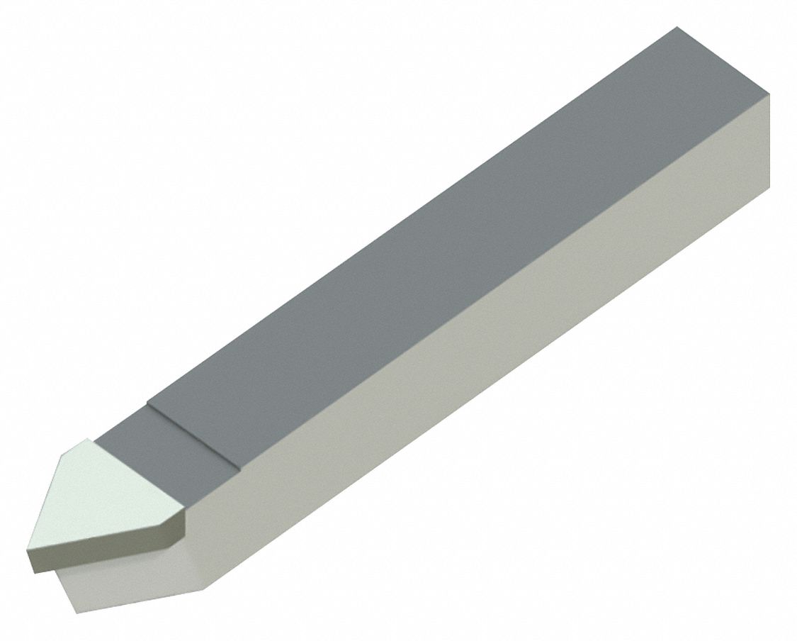 Made in USA - Single-Point Tool Bit: E, Threading Tool, 1/2 x 1/2