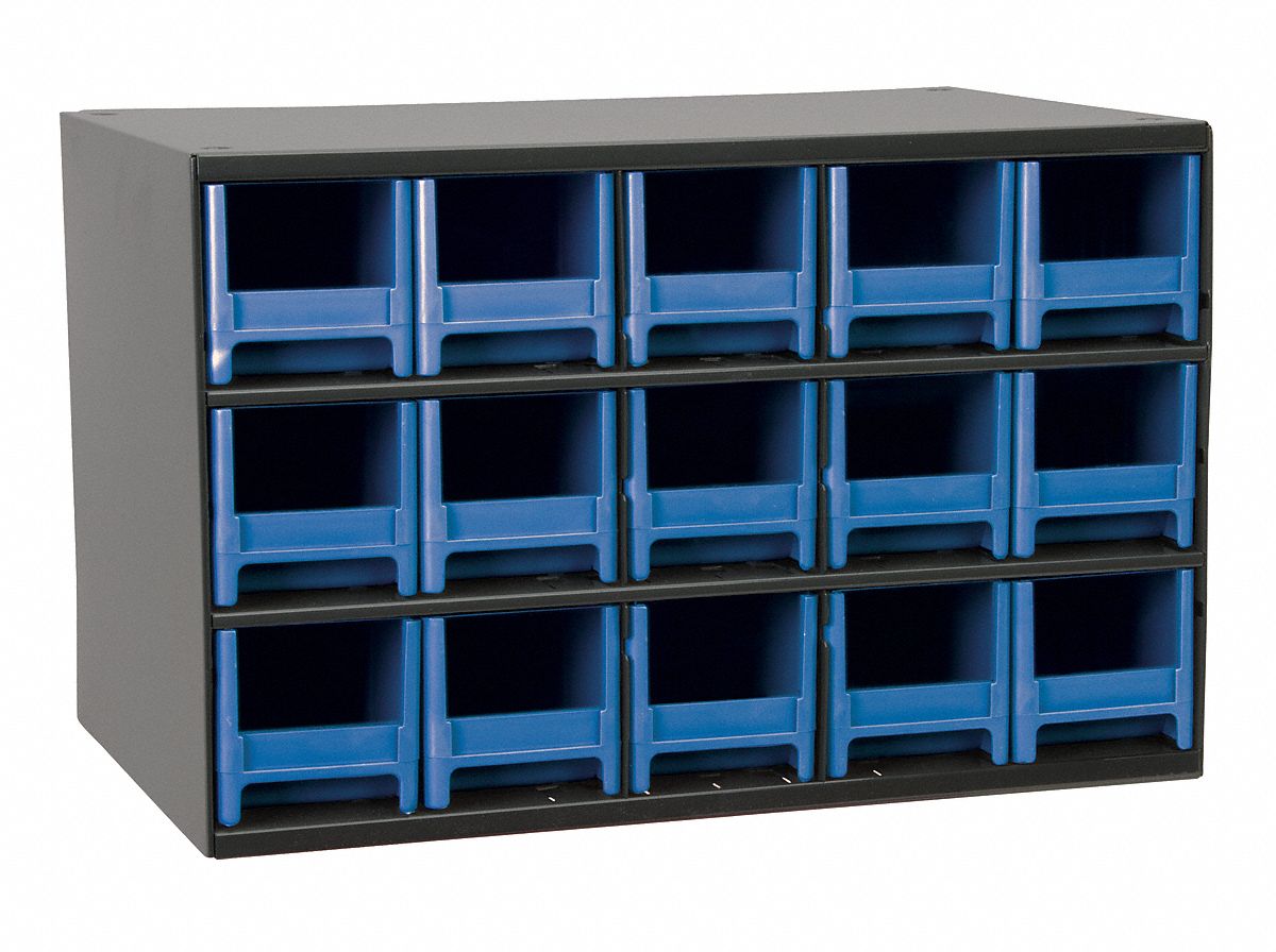 AKROMILS, 17 in x 11 in x 11 in, 15 Drawers, Drawer Bin