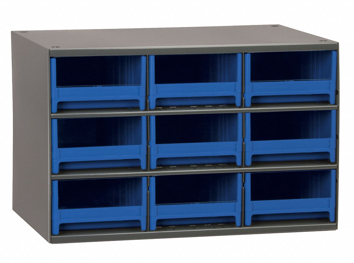 AKROMILS, 17 in x 11 in x 11 in, 9 Drawers, Drawer Bin