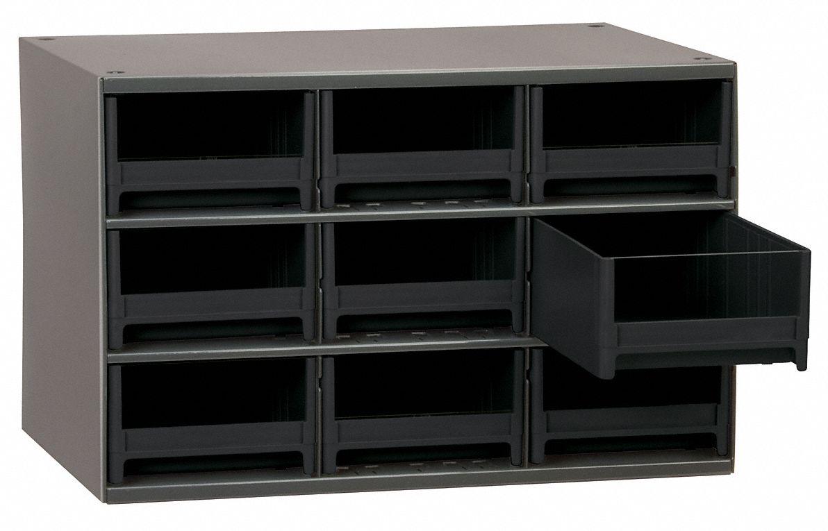 AKROMILS Drawer Bin 17 in x 11 in x 11 in, 9 Drawers