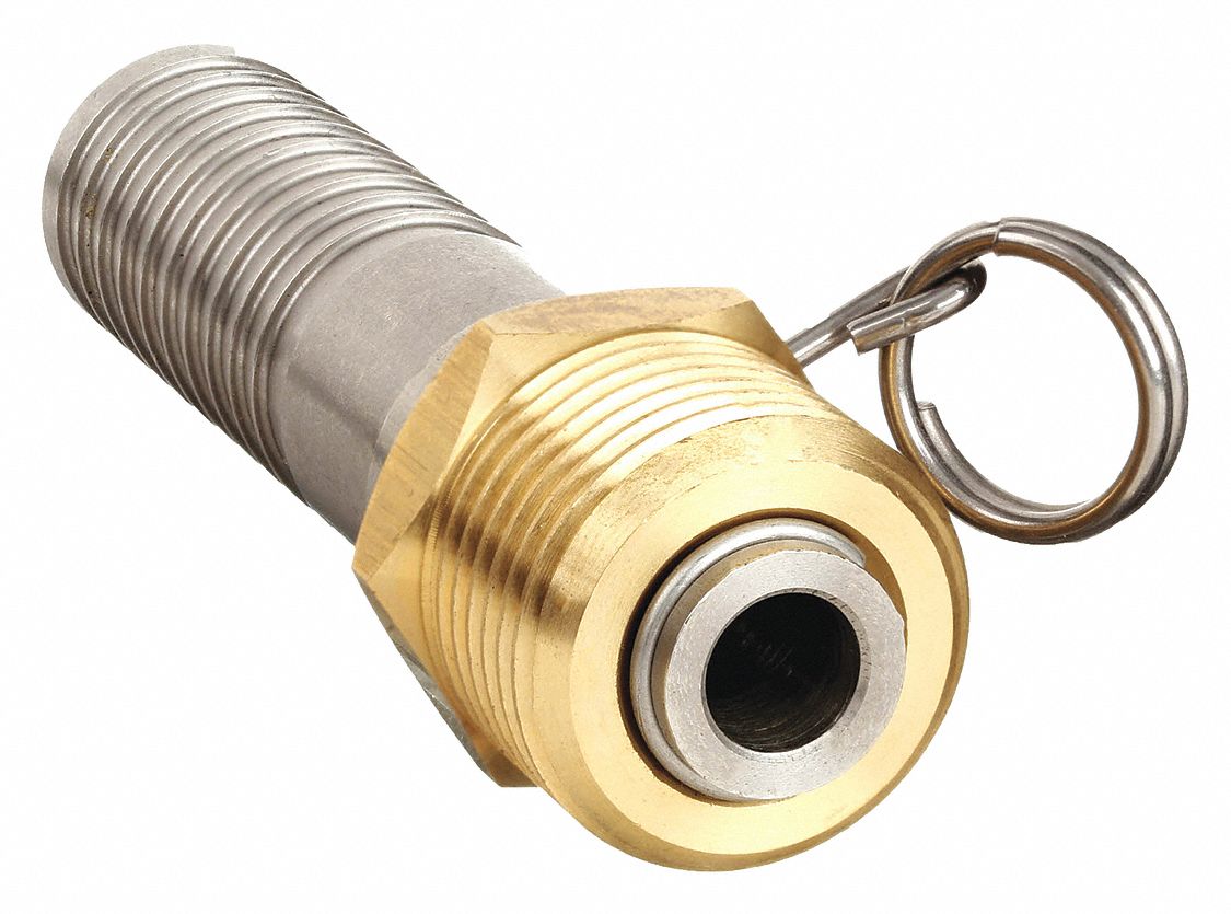 Swivel Hose Adapter: Brass, Brass, 3 3/4 in Overall Lg, 3/4 in Inlet Connection Size, Barb