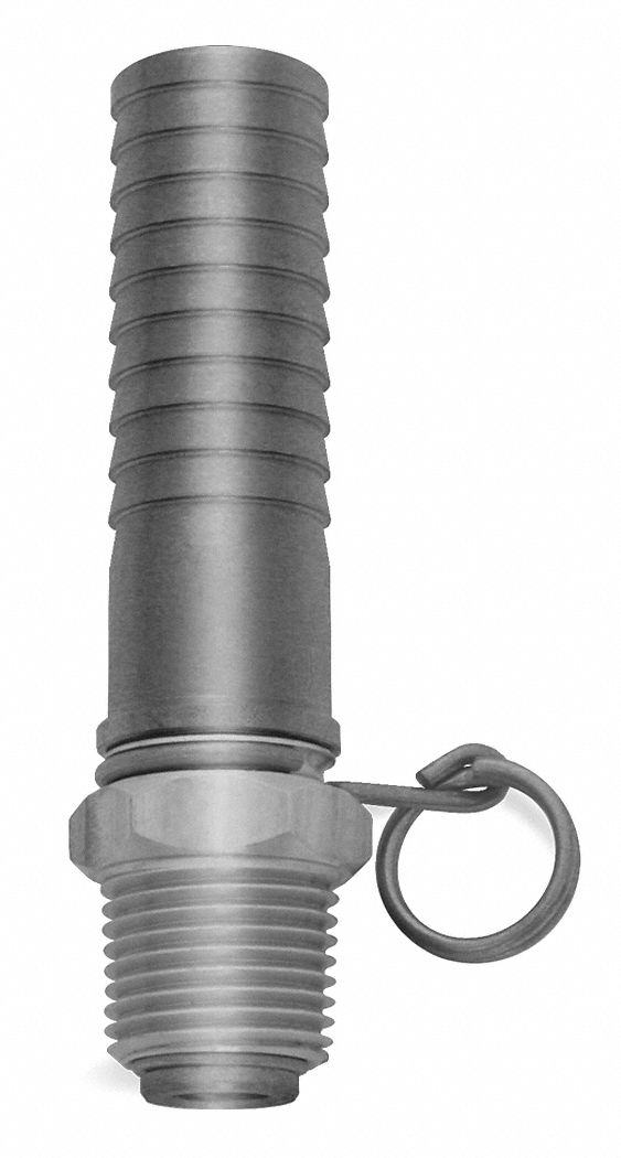 SANILAV Swivel Hose Adapter Hose Barb/Male NPT Connection, 1/2 in x 3/4 in Connection Size