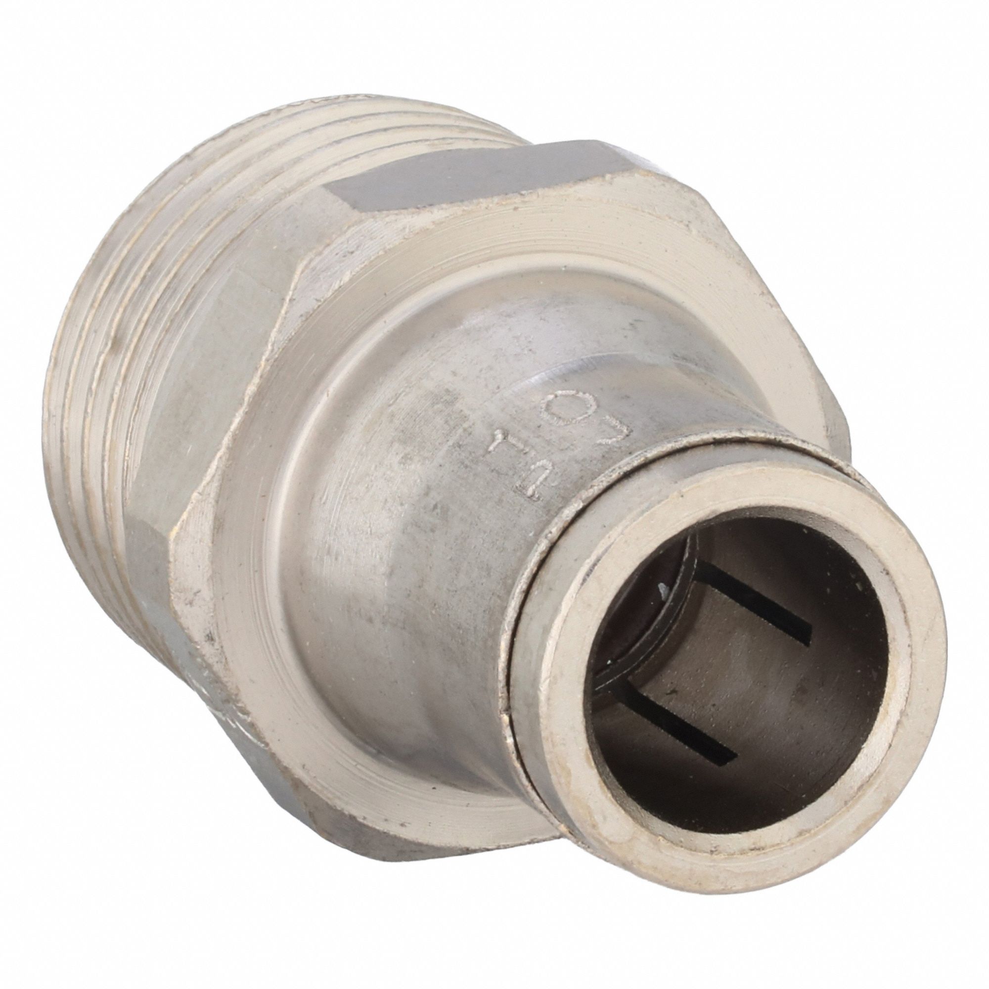 LEGRIS, Straight, 10 mm OD x 1/2 in Pipe Size, Push-Fit Adapter Fitting ...