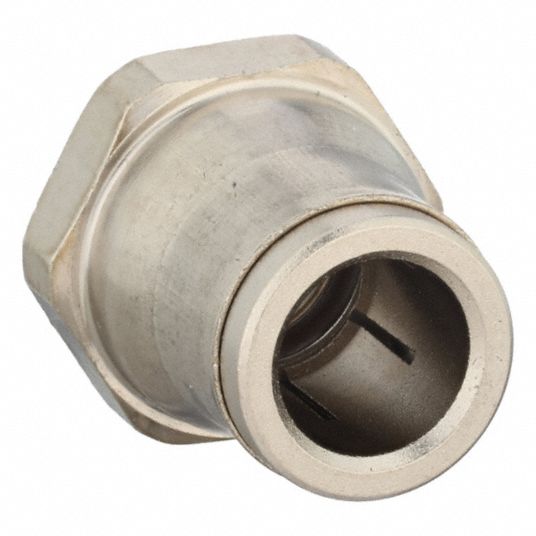 LEGRIS, Straight, 8 mm OD x 1/8 in Pipe Size, Push-Fit Adapter Fitting ...