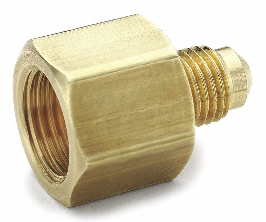 F10 SIMPLEX Reducer Fitting 3/8 Male to 1/4 Female 