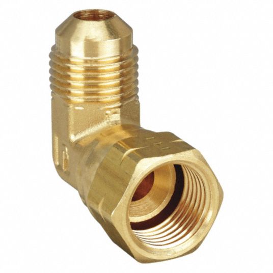 Straight -6AN Flare Male to 1/8NPT Pipe Adapter Fitting 6 AN Bare Aluminum