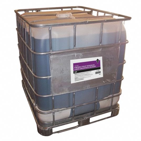 TOUGH GUY Portable Toilet Odor Eliminators, Palletized Tank, 275 gal