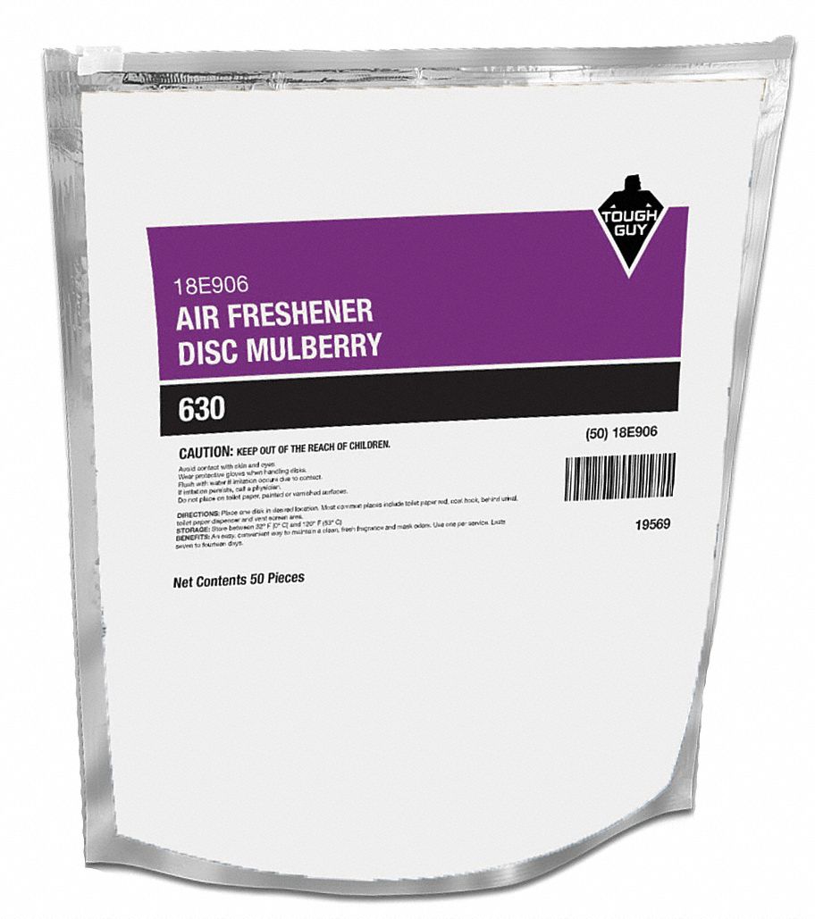 Air Freshener: Bag, 50 ct Container Size, Tablet, Ready to Use, Mulberry