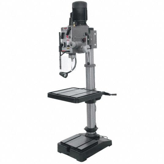 JET, Geared Head, Fixed, Floor Drill Press - 18F199|354024 - Grainger