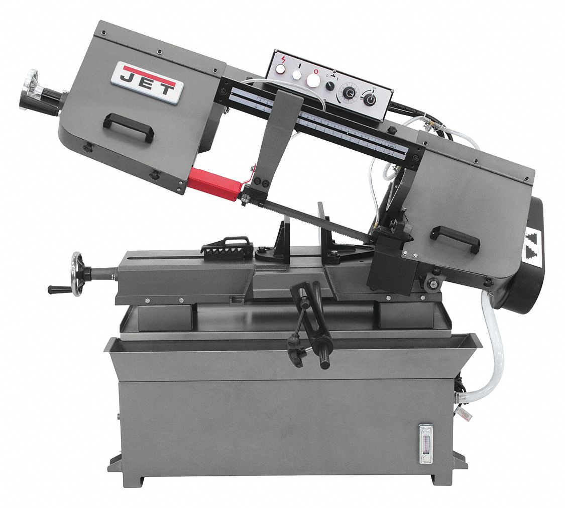 JET, 8 1/2 in x 14 in/9 in x 16 in, 82 to 235 SFPM, Band Saw 18F211