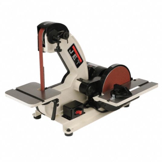 Jet Belt Disc Sander 1 3 Hp Hp 8 In Disc Dia In 1725 1 X 42 Belt Size In Corded 18f223 Grainger