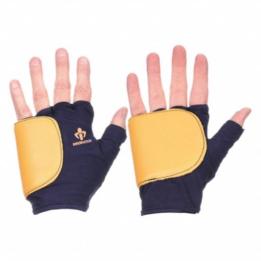 Impacto Fingerless Anti-Impact Gloves with Padded Palm/Wrist