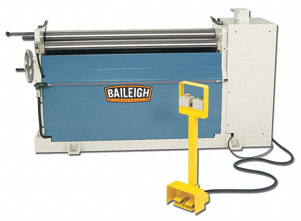 Plate Roller: Corded, Hydraulic, 10 ga Capacity (Steel), 60 in Max. Bend Lg