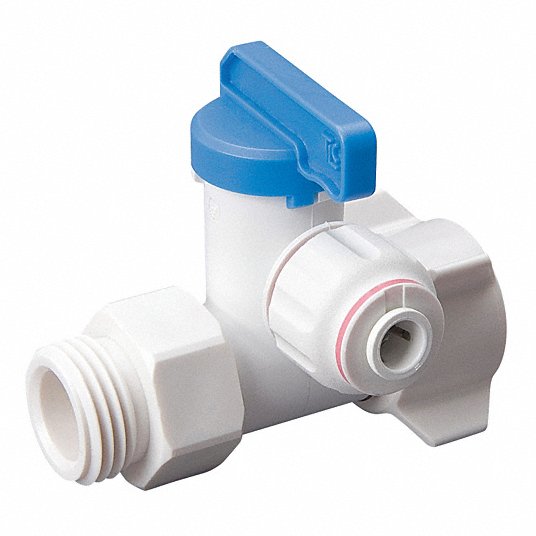Faucet Valve Adapter: Polysulfone, MNPT x FNPT, 1/2 in x 1/2 in Pipe Size