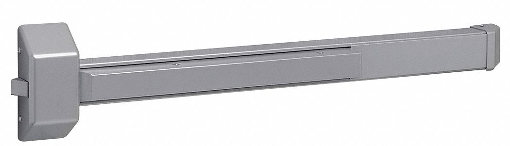 Exit Device: 48 in Max Door Wd, Aluminum