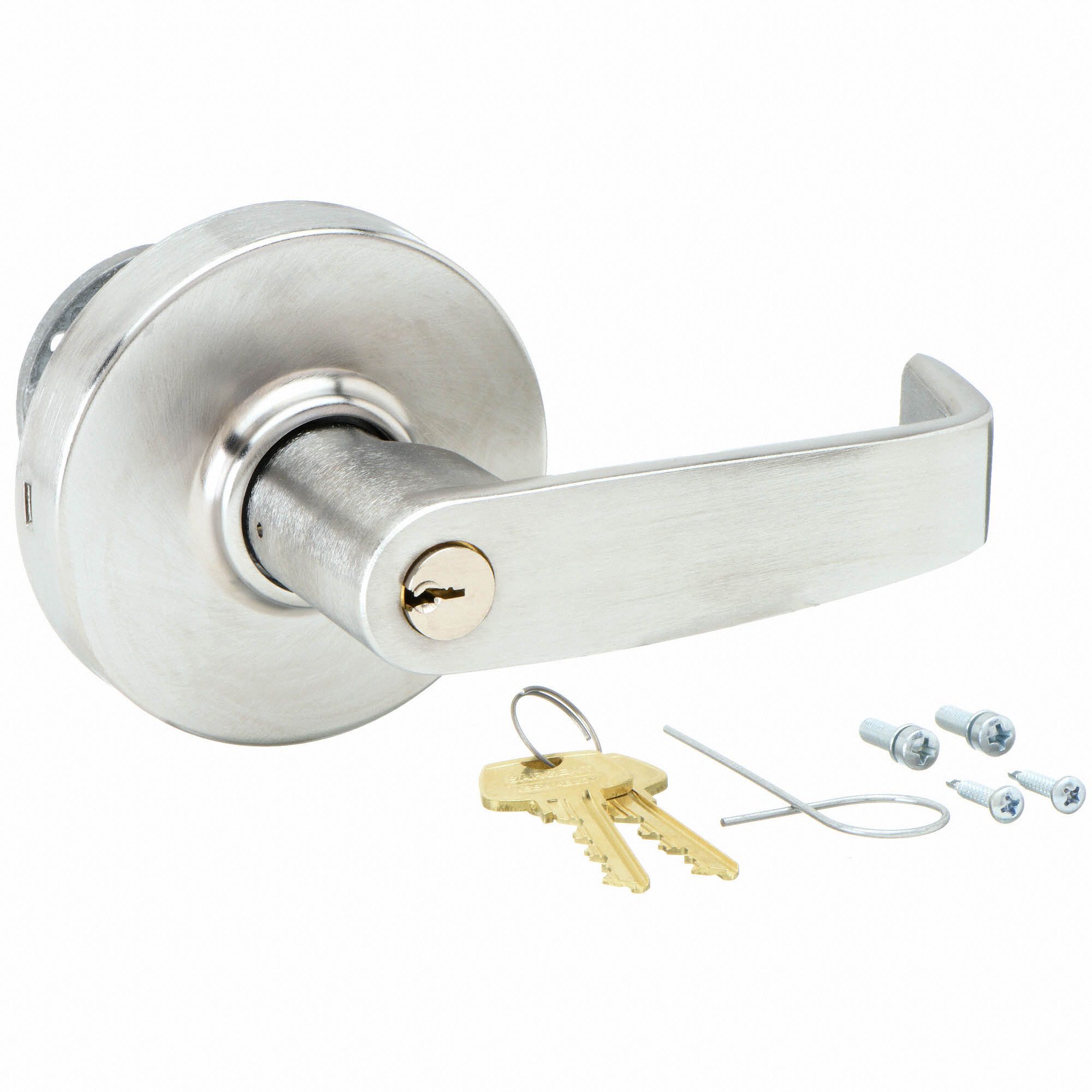 SARGENT Night Latch Key Retracts Latchbolt Thumbpiece Pull, 1, Painted