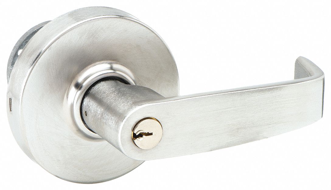 Mechanical Exit Device Trim: 48 in Max Door Wd, Chrome