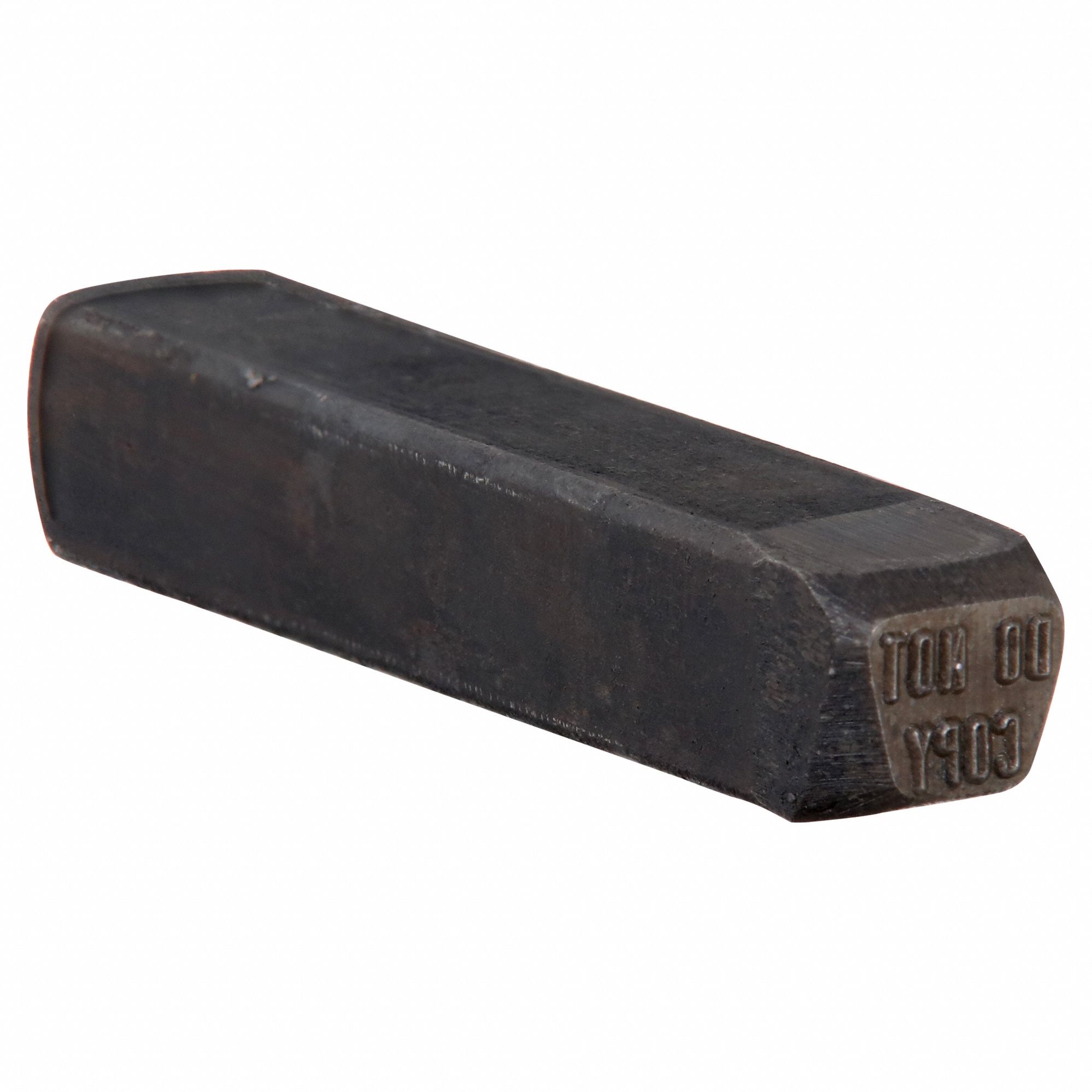 Hand Stamp Kit: Do Not Copy, 3 in Shank Lg, 3/32 in Character Ht, Steel