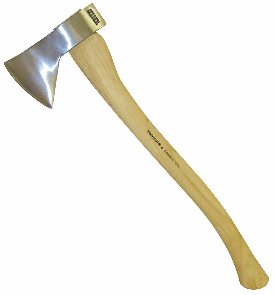 Hudson Bay Axe, Hickory Handle Material, 22 1/2 in, Head Weight 2 lb