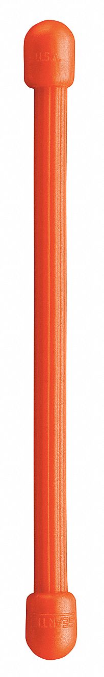 Gear Tie Orange 3 in PK4