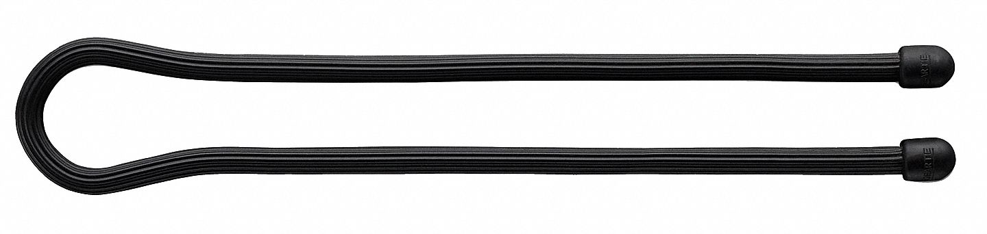 Gear Tie Black 18 in PK2