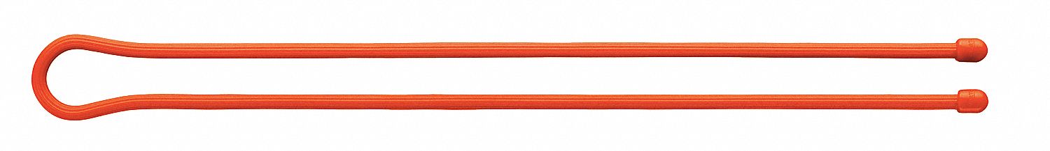 Gear Tie Orange 32 in PK2