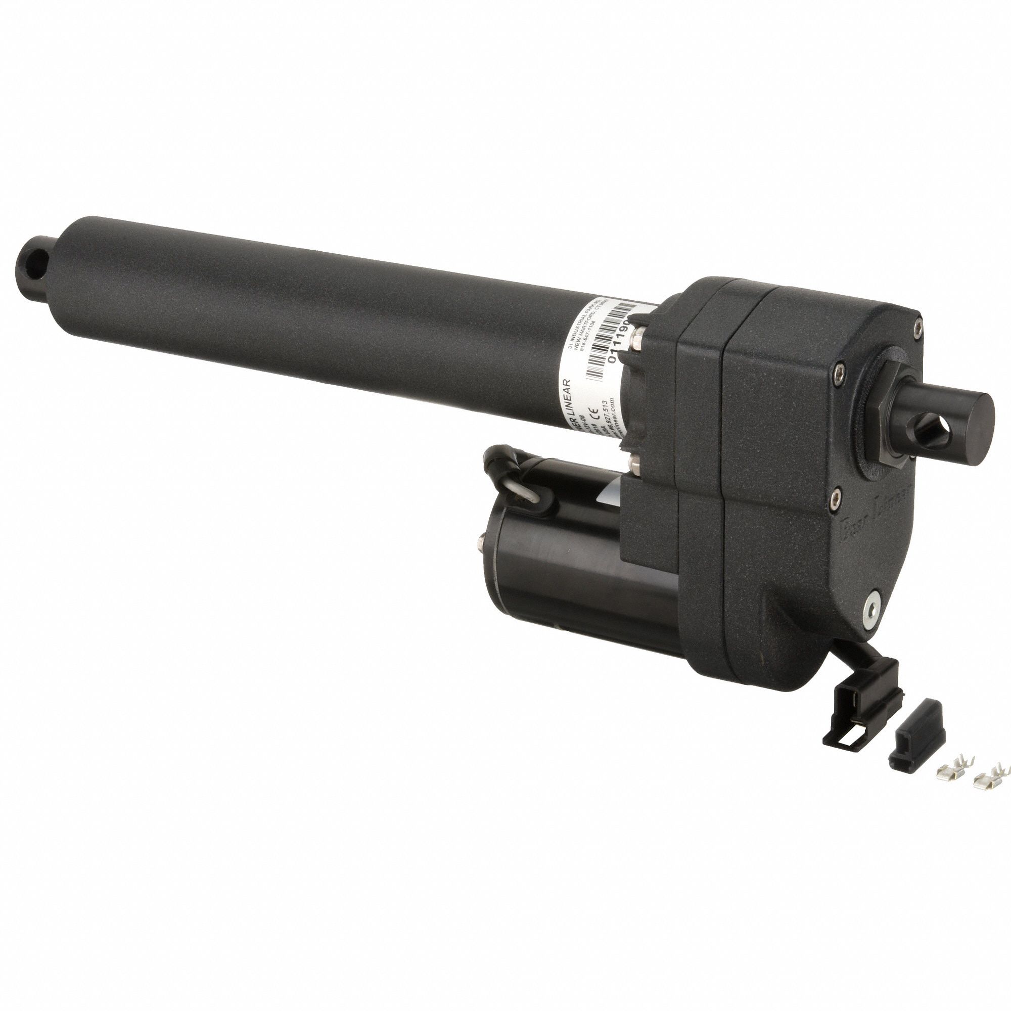 WARNER LINEAR Linear Actuator, 600 lb Rated Load, 6 in Stroke Length
