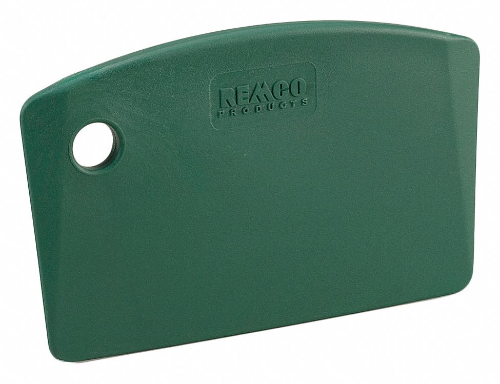 REMCO Mini Bench Scraper, 51/2 x31/2, MD Grn 18G8086959MD2 Grainger