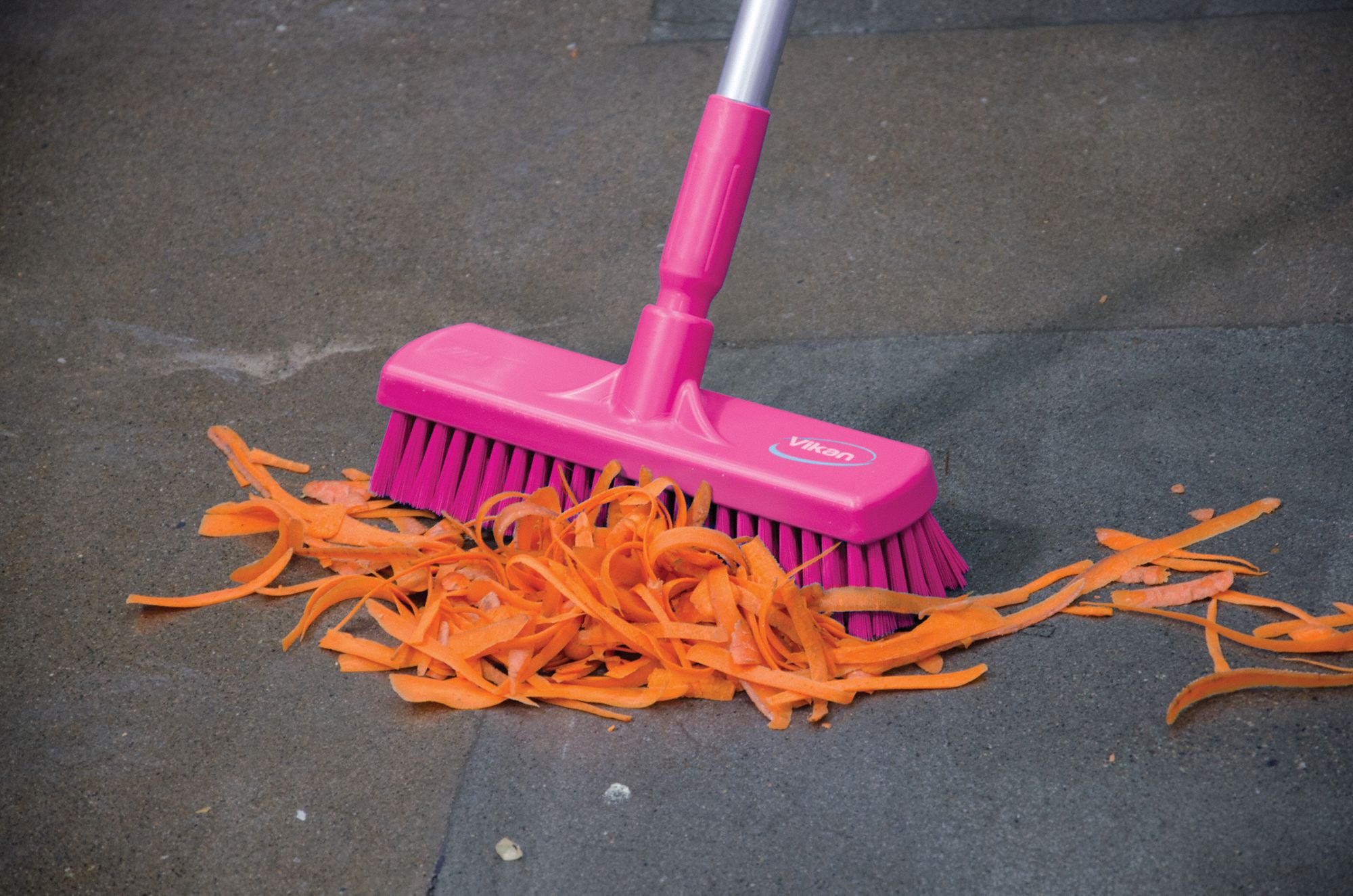 VIKAN 12 inL Polyester Replacement Brush Head Deck Brush, White 38Y63470605 Grainger