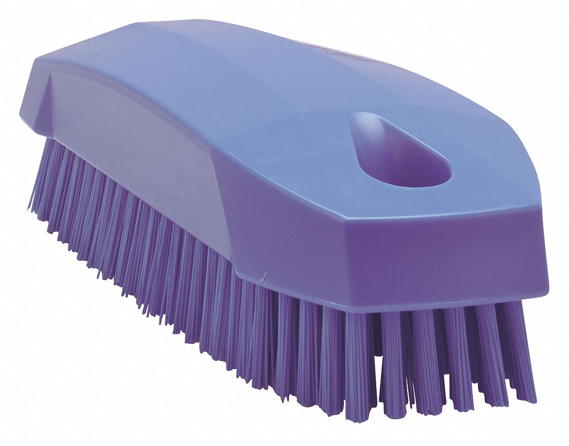 HAND AND NAIL BRUSH,4 1/2 IN BRUSH L