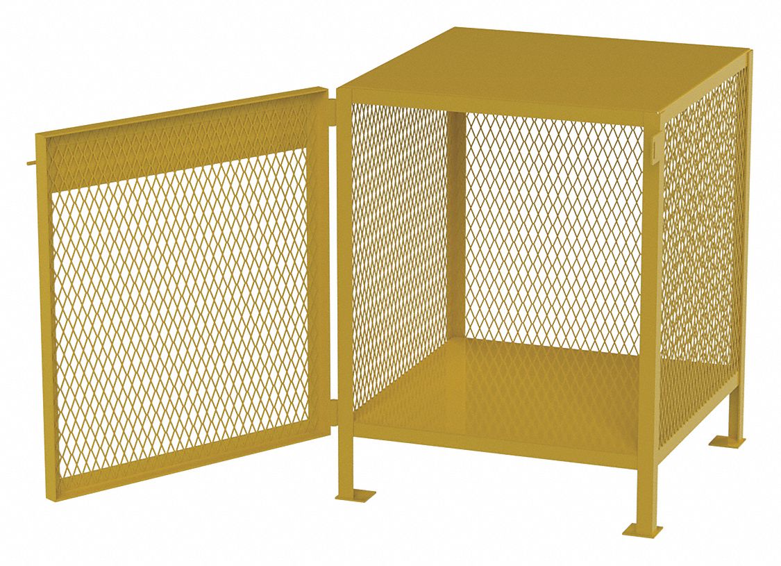 JAMCO Gas Cylinder 4 Cylinder Capacity, Manual Safety Door Type, 39 in Height